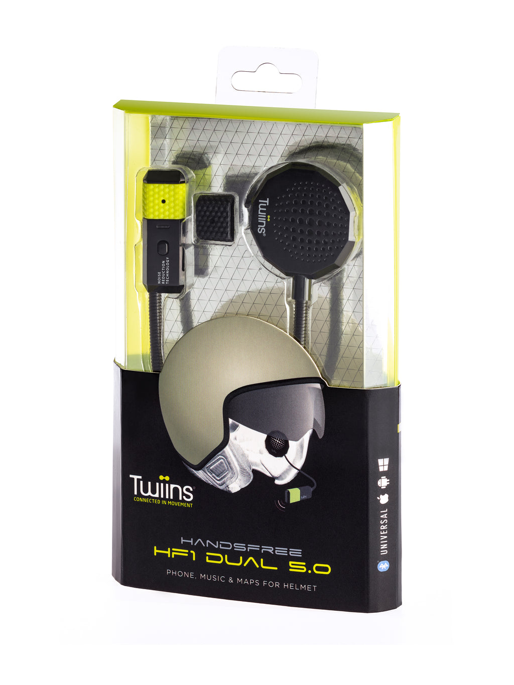 KIT MÃOS LIVRES TWIINS HF1 DUAL 5.0