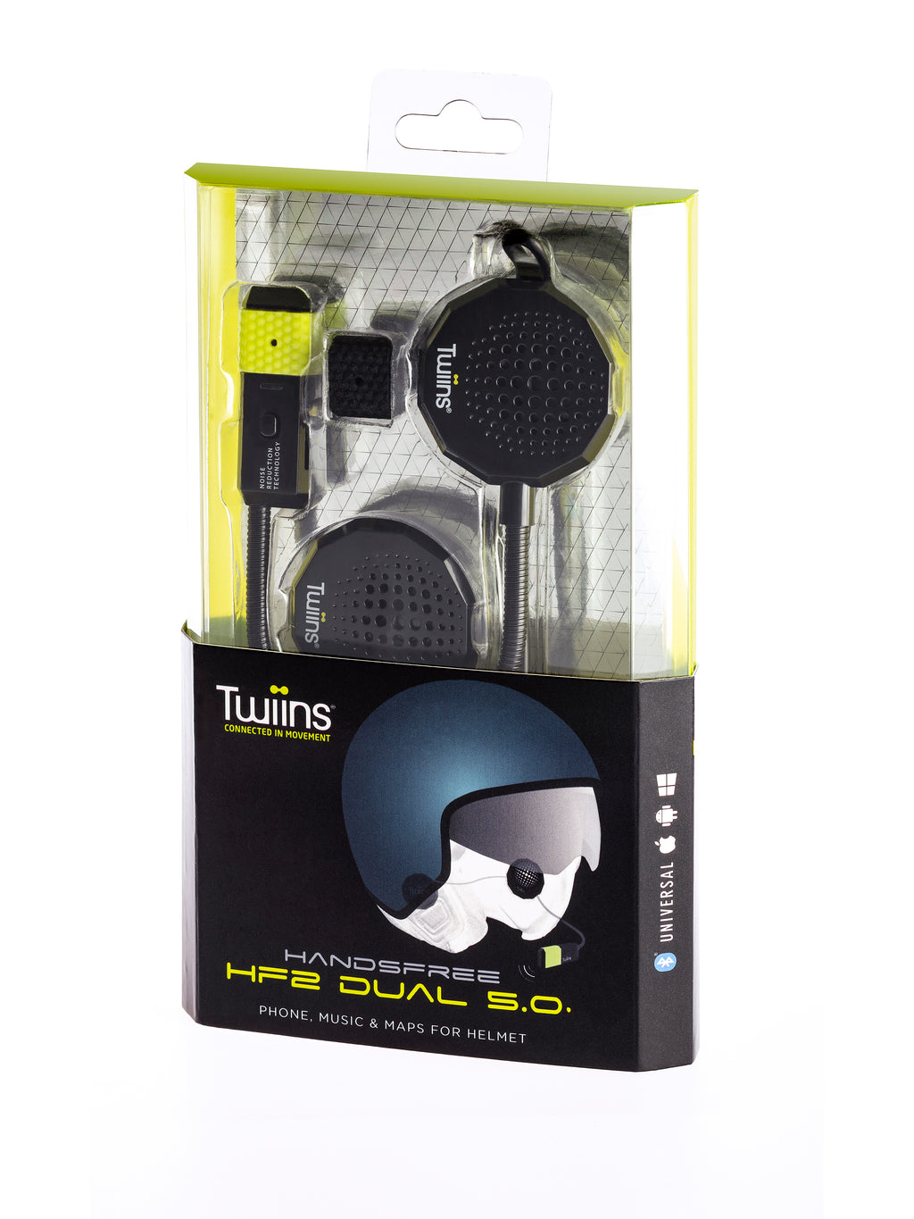 KIT MÃOS LIVRES TWIINS HF2 DUAL 5.0
