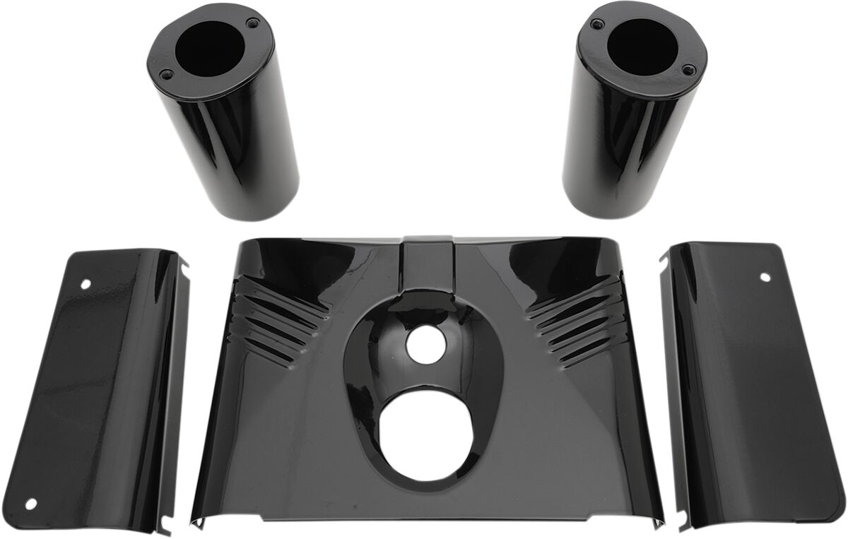 FORK TINS FLST RIB BLK 5PC