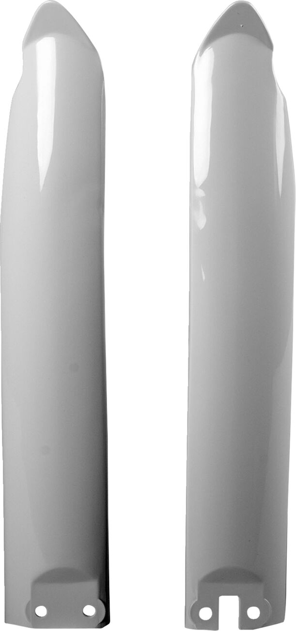 FORK COVERS KX125/250 WHITE