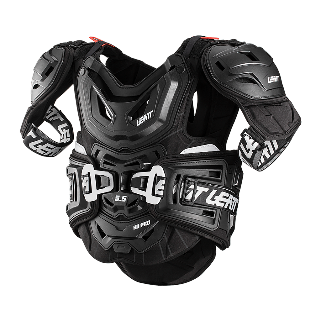 PEITORAL LEATT 5.5 PRO HD PRETO - 5014101101 -