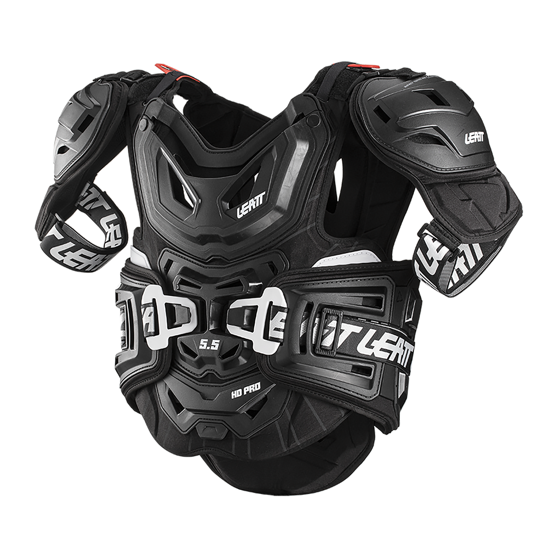 PEITORAL LEATT 5.5 PRO HD PRETO XXL - 5014101103 -