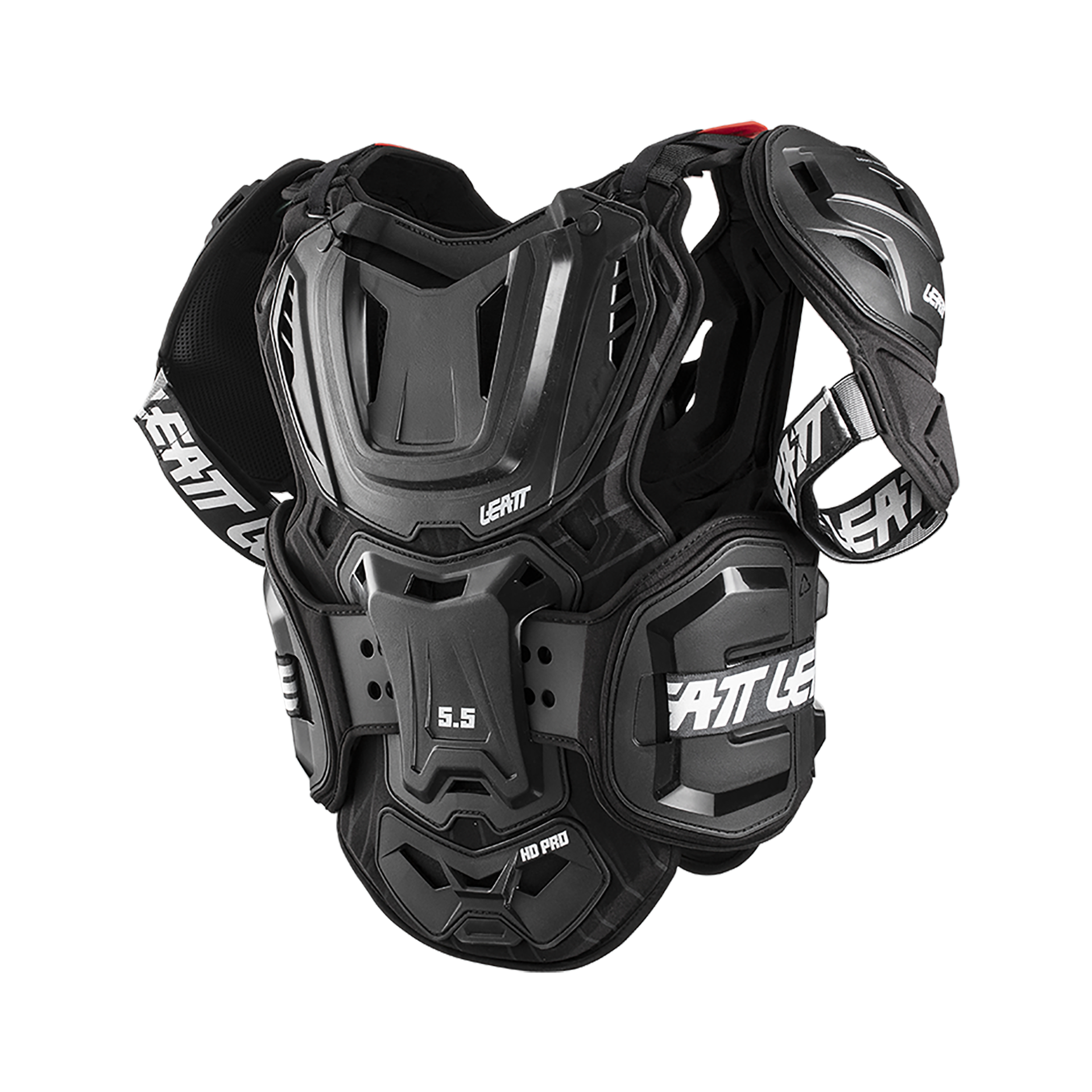 PEITORAL LEATT 5.5 PRO HD PRETO XXL - 5014101103 -