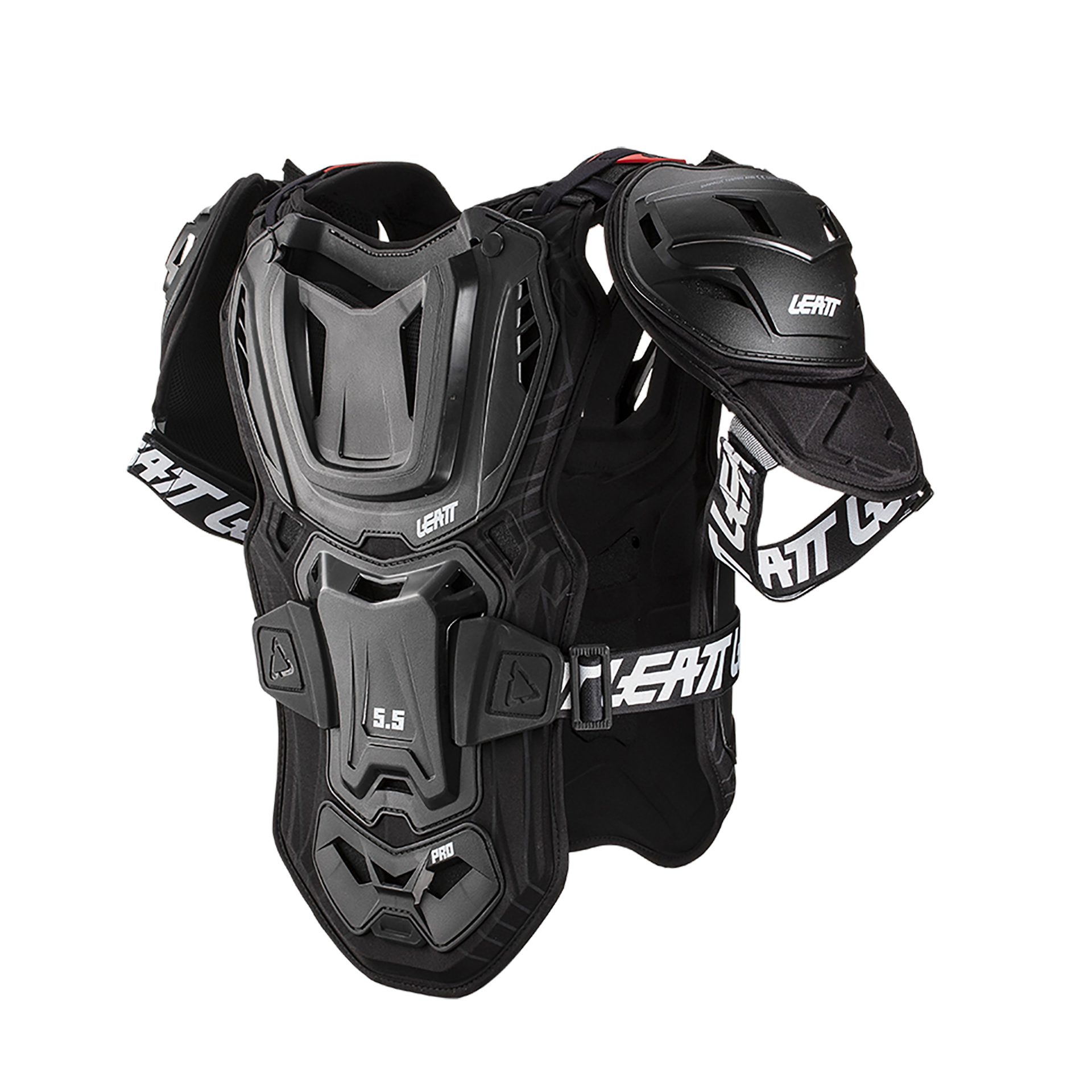 PEITORAL LEATT 5.5 PRO PRETO - 5014101111 -