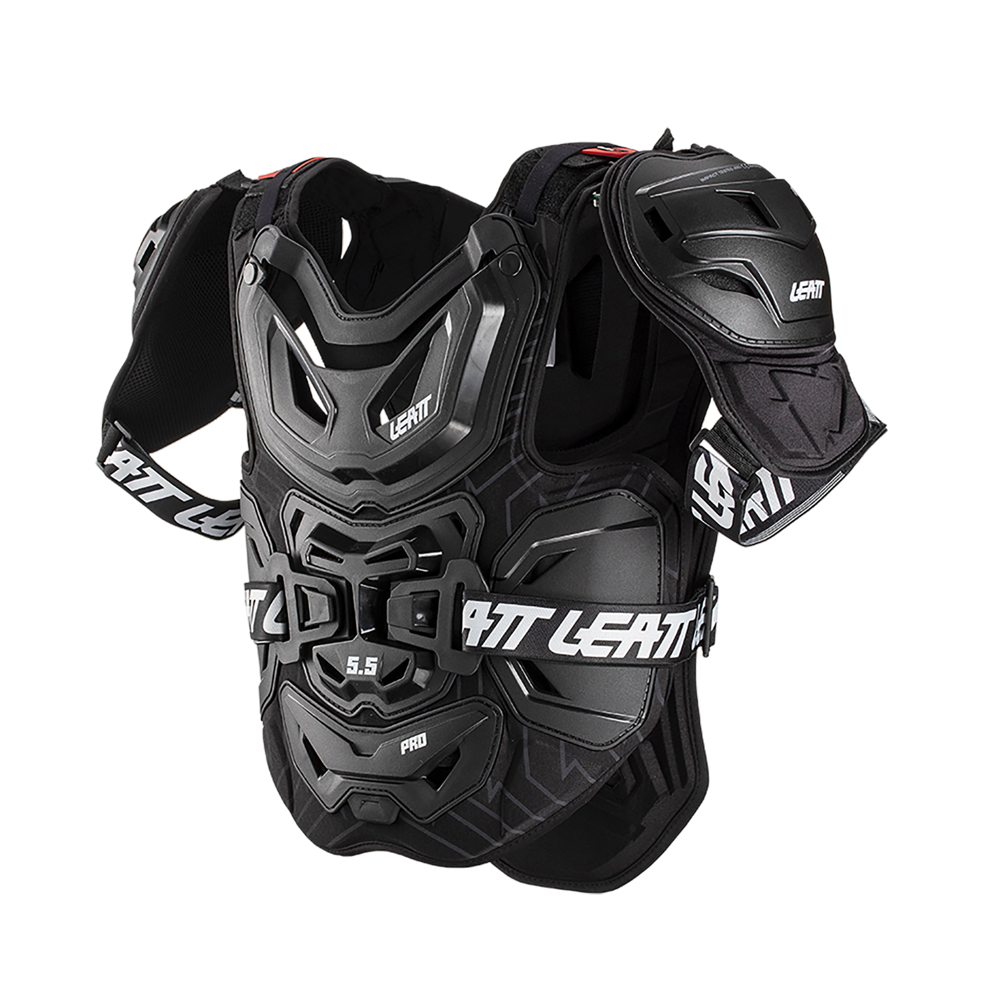 PEITORAL LEATT 5.5 PRO PRETO XXL - 5014101113 -