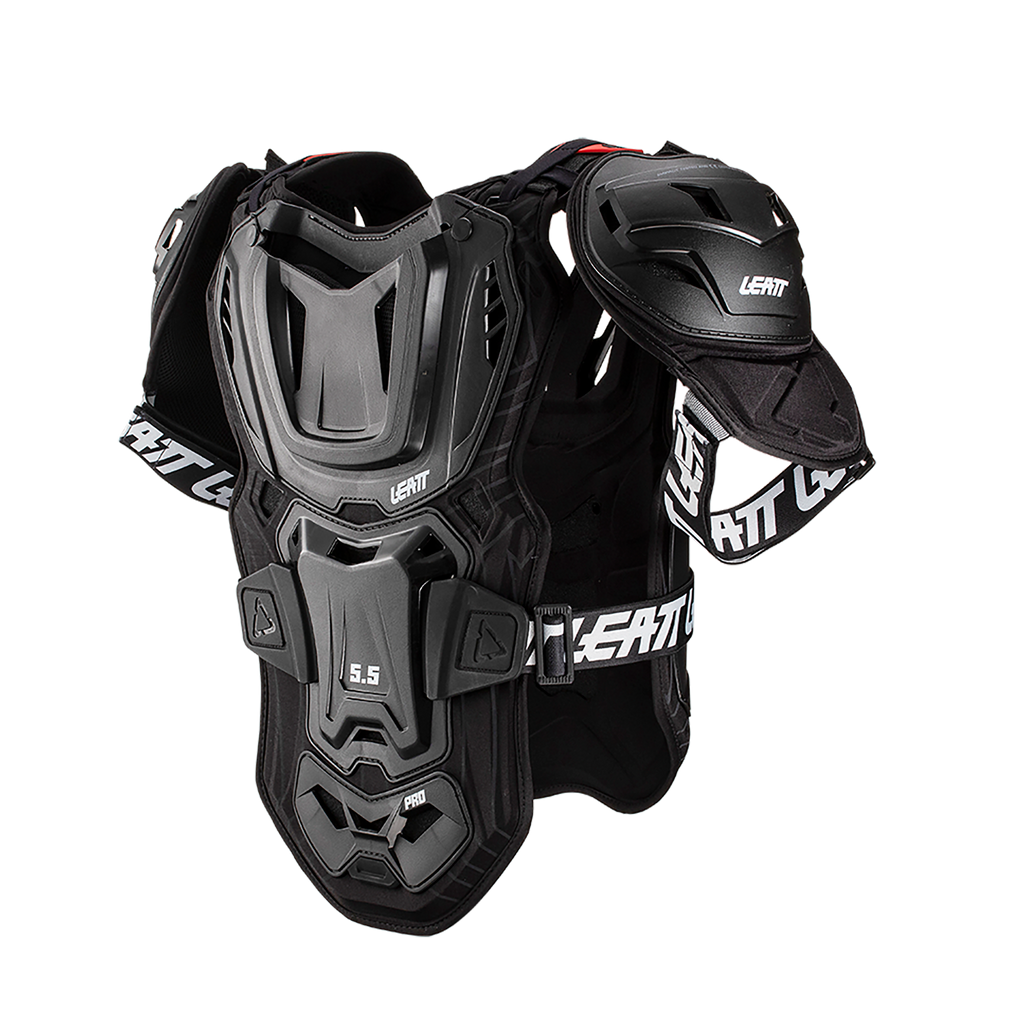 PEITORAL LEATT 5.5 PRO PRETO XXL - 5014101113 -
