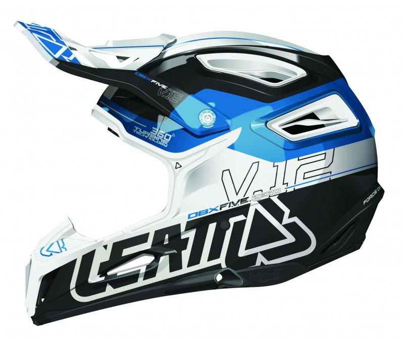 CAPACETE LEATT DBX 5.0 V12 PRT/AZUL/BRC - L - 1015500233 -