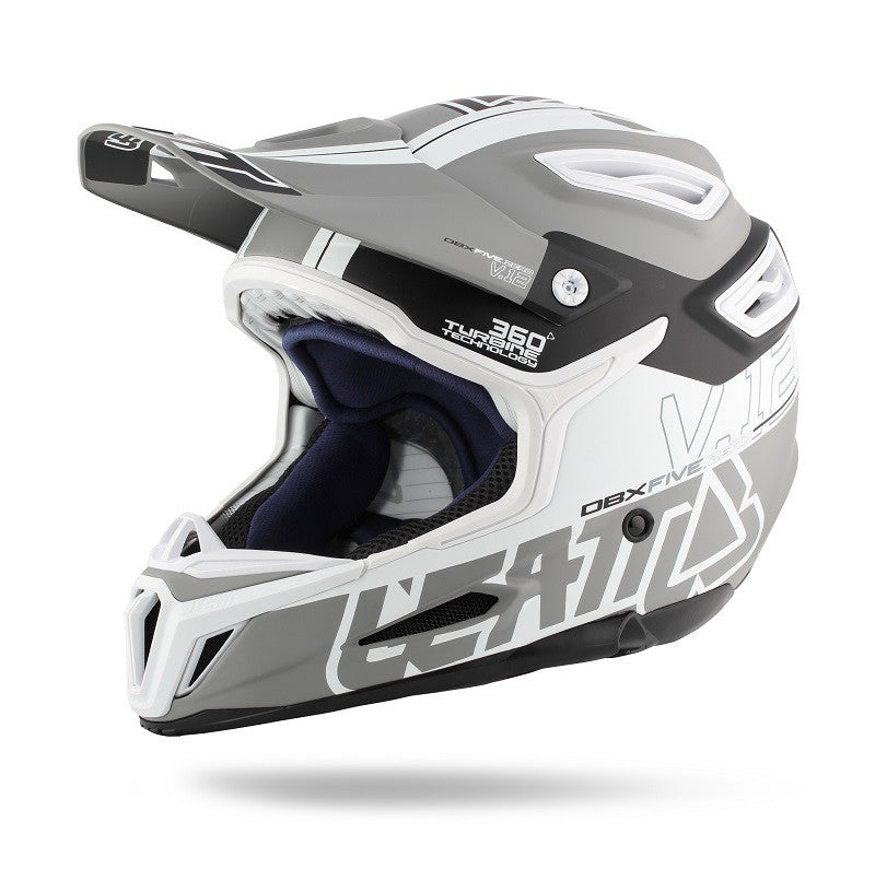 CAPACETE LEATT DBX 5.0 V12 CINZA/PRT/BRC - XL - 1015500254 -