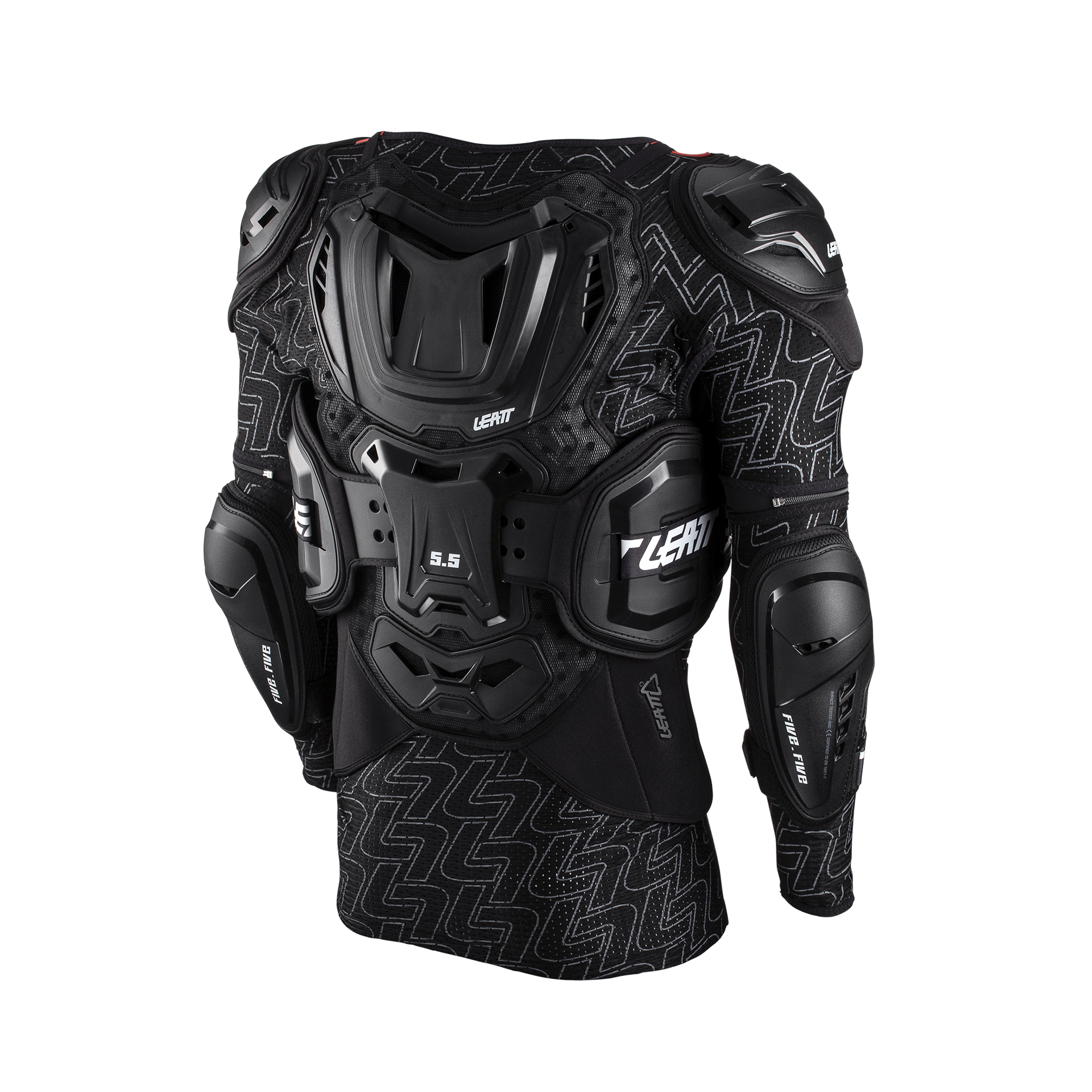 PEITORAL LEATT 5.5 INTEGRAL PRETO - S/M - 5015400100 -