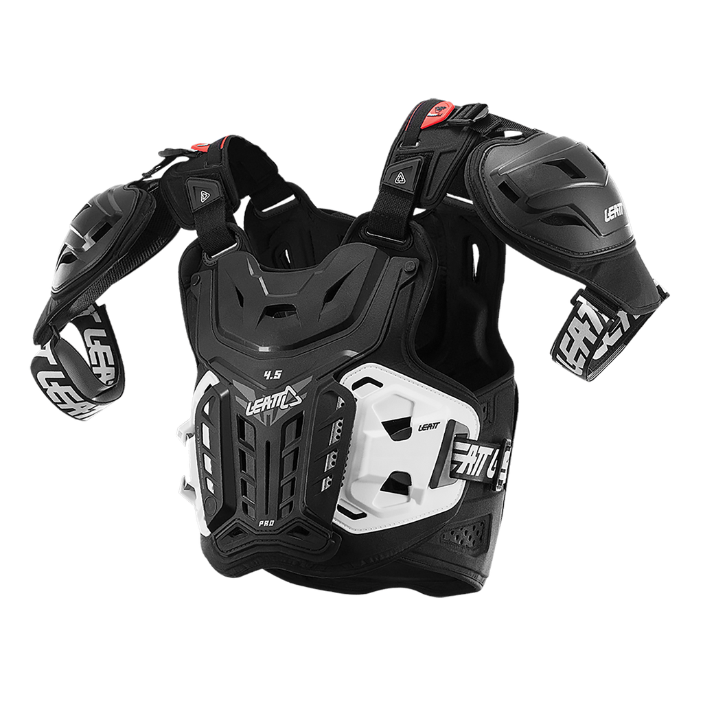 PEITORAL LEATT 4.5 PRO PRETO - 5017120100 -