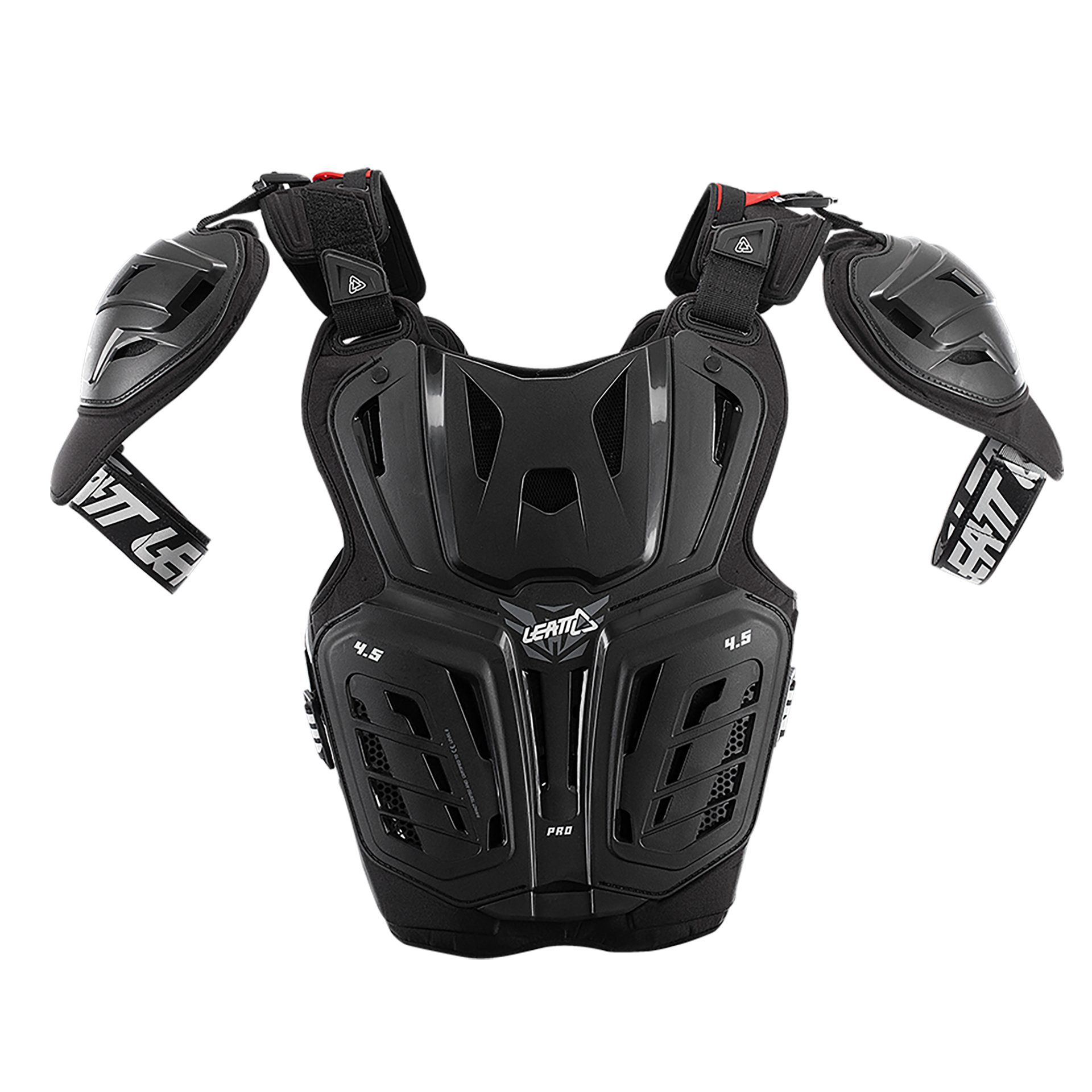 PEITORAL LEATT 4.5 PRO PRETO - 5017120100 -
