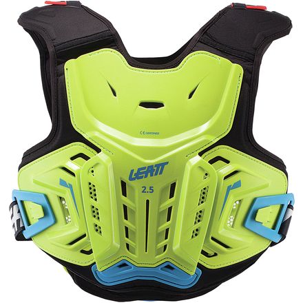PEITORAL LEATT 2.5 JUNIOR LIMA/AZUL - L/XL - 5017120143 -