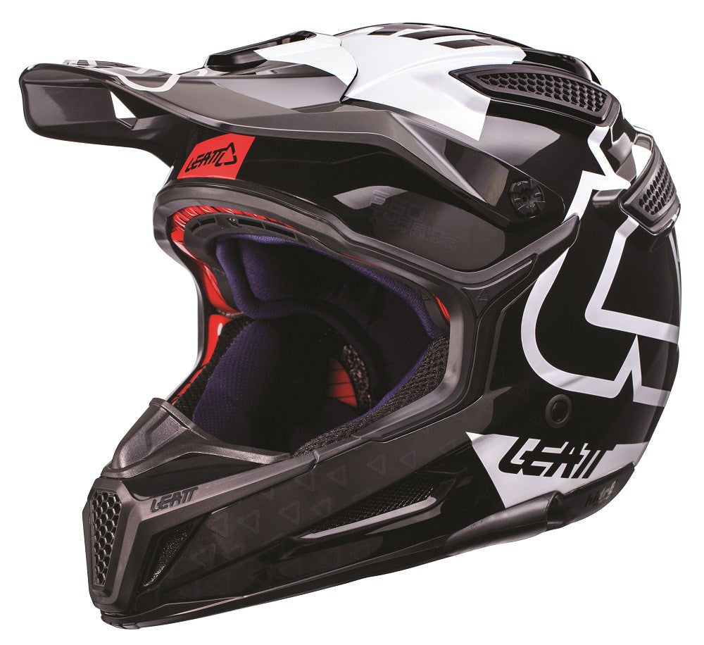 CAPACETE LEATT GPX 5.5 V15 PRETO/BRANCO - XL - 1017110064 -