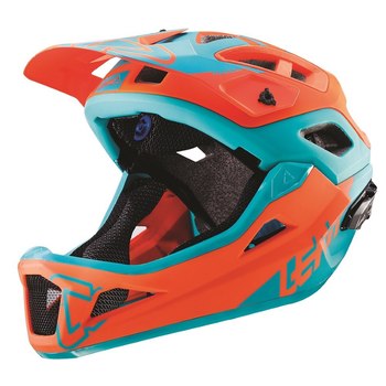 CAPACETE LEATT DBX 3.0 ENDURO V1 LARANJA/AZUL - L - 1017110342 -