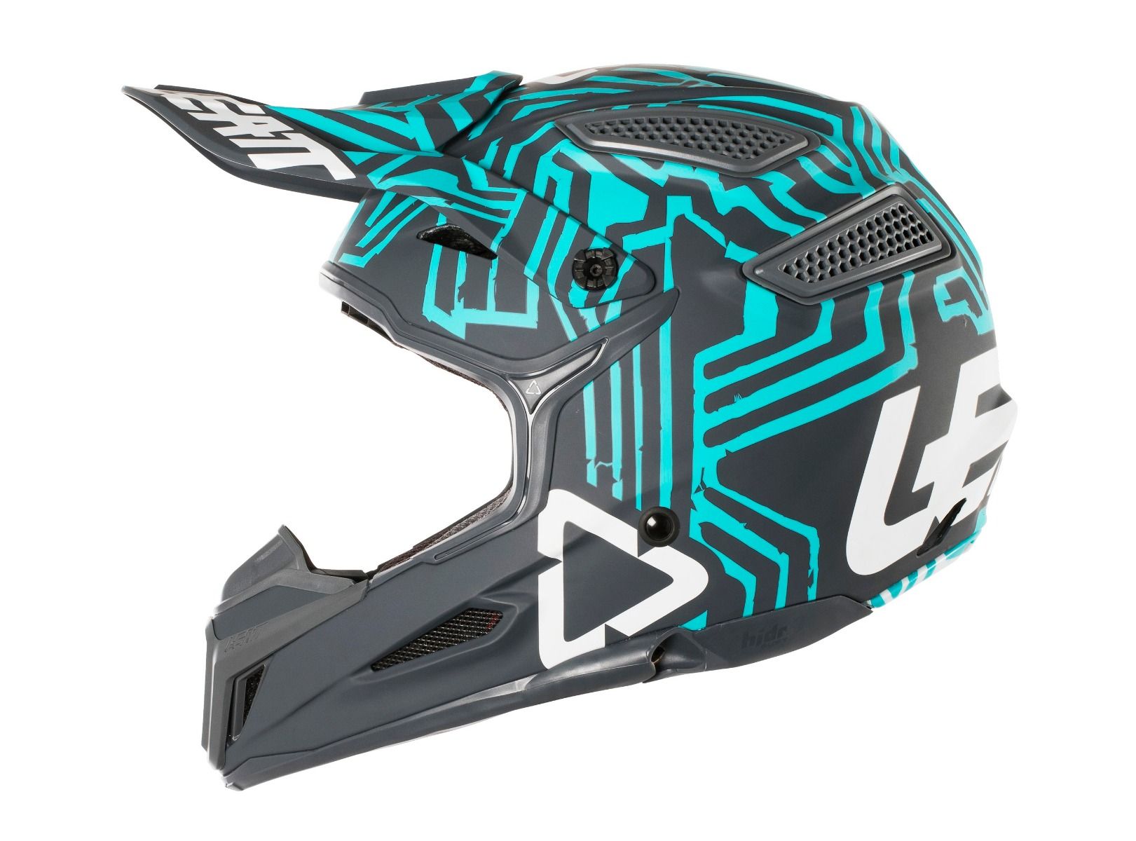 CAPACETE LEATT GPX 5.5 V11 CINZA/AZUL - L - 1018100103 -