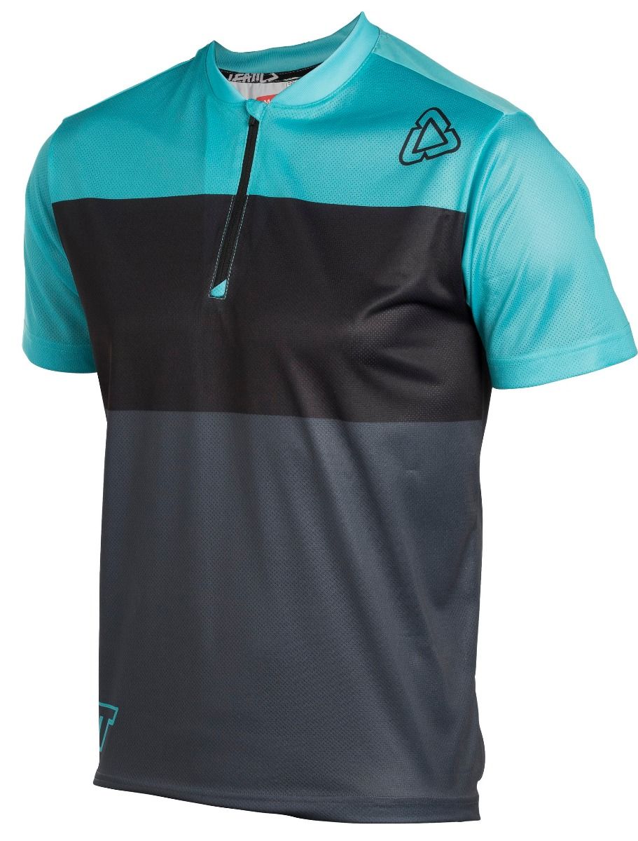 CAMISOLA LEATT DBX 1.0 1/2 ZIP AZUL - M - 5018550362 -
