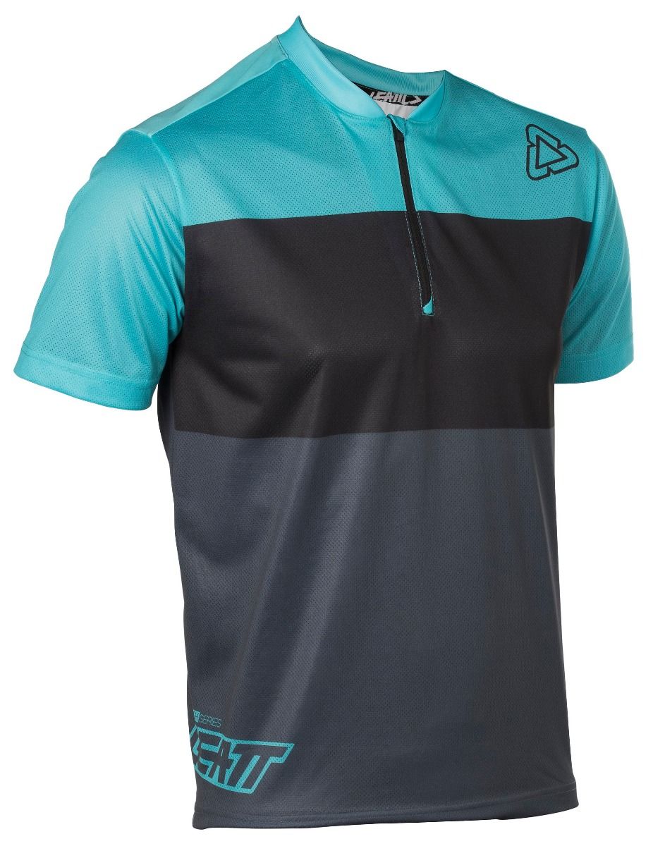 CAMISOLA LEATT DBX 1.0 1/2 ZIP AZUL - L - 5018550363 -