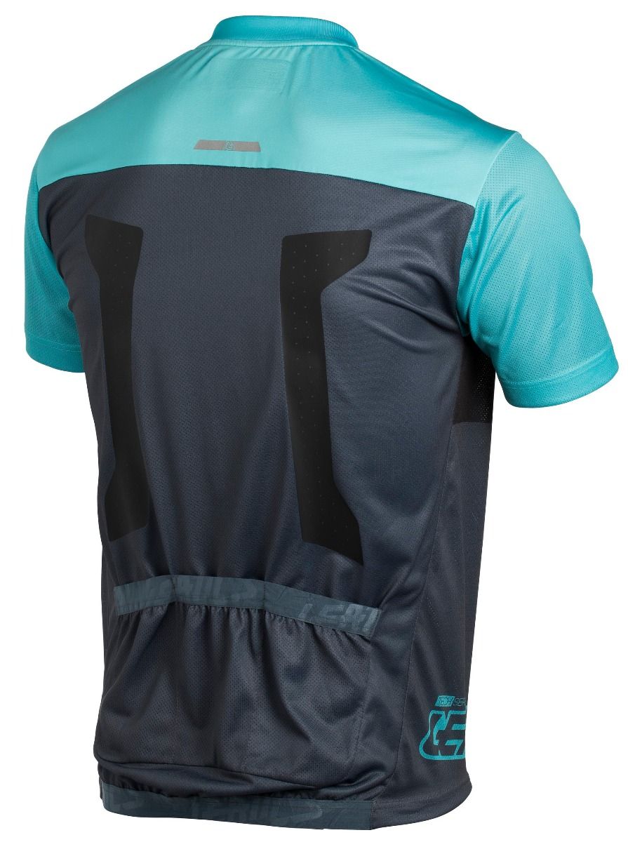CAMISOLA LEATT DBX 1.0 1/2 ZIP AZUL - L - 5018550363 -