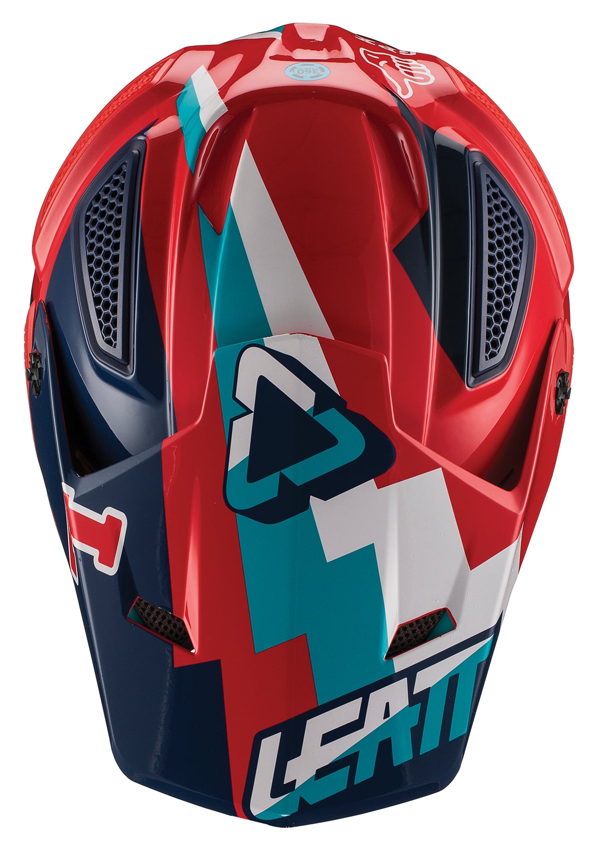CAPACETE LEATT GPX 5.5 JUNIOR V19 VRM/AZL - M - 1019100390 -