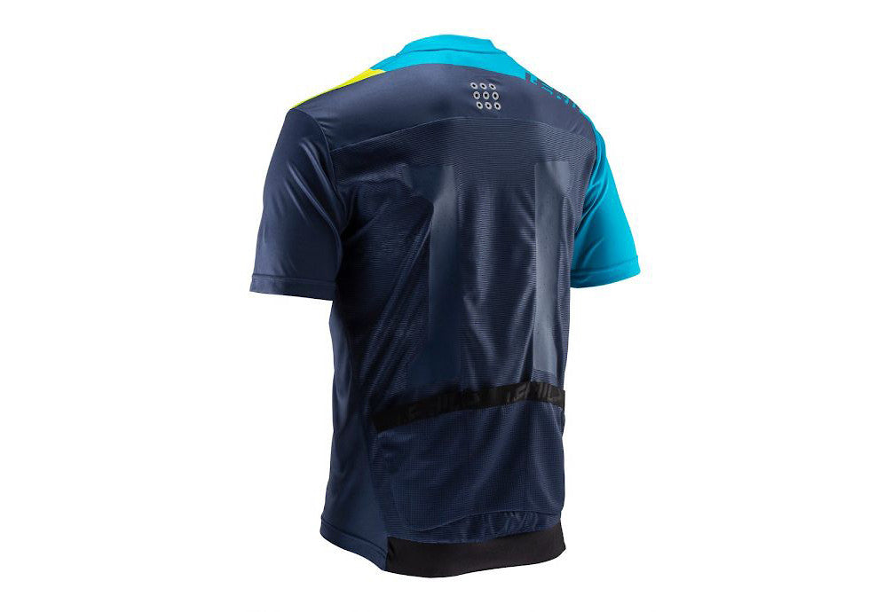 CAMISOLA LEATT DBX 1.0 1/2 ZIP AZUL - L - 5019014573 -