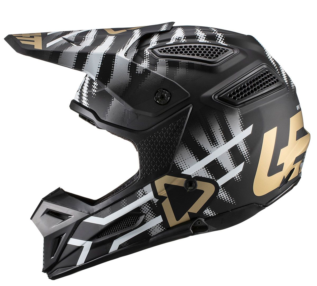 CAPACETE LEATT GPX 5.5 V20.2 ZEBRA - M - 1020001042 -