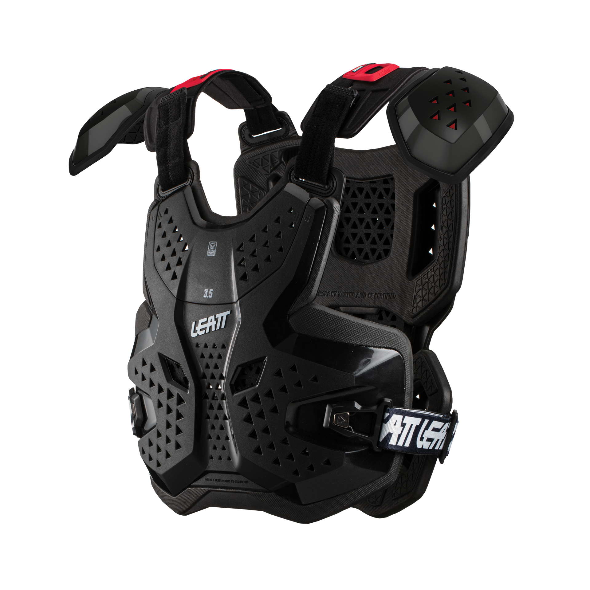 PEITORAL LEATT 3.5 PRO PRETO - 5021400260