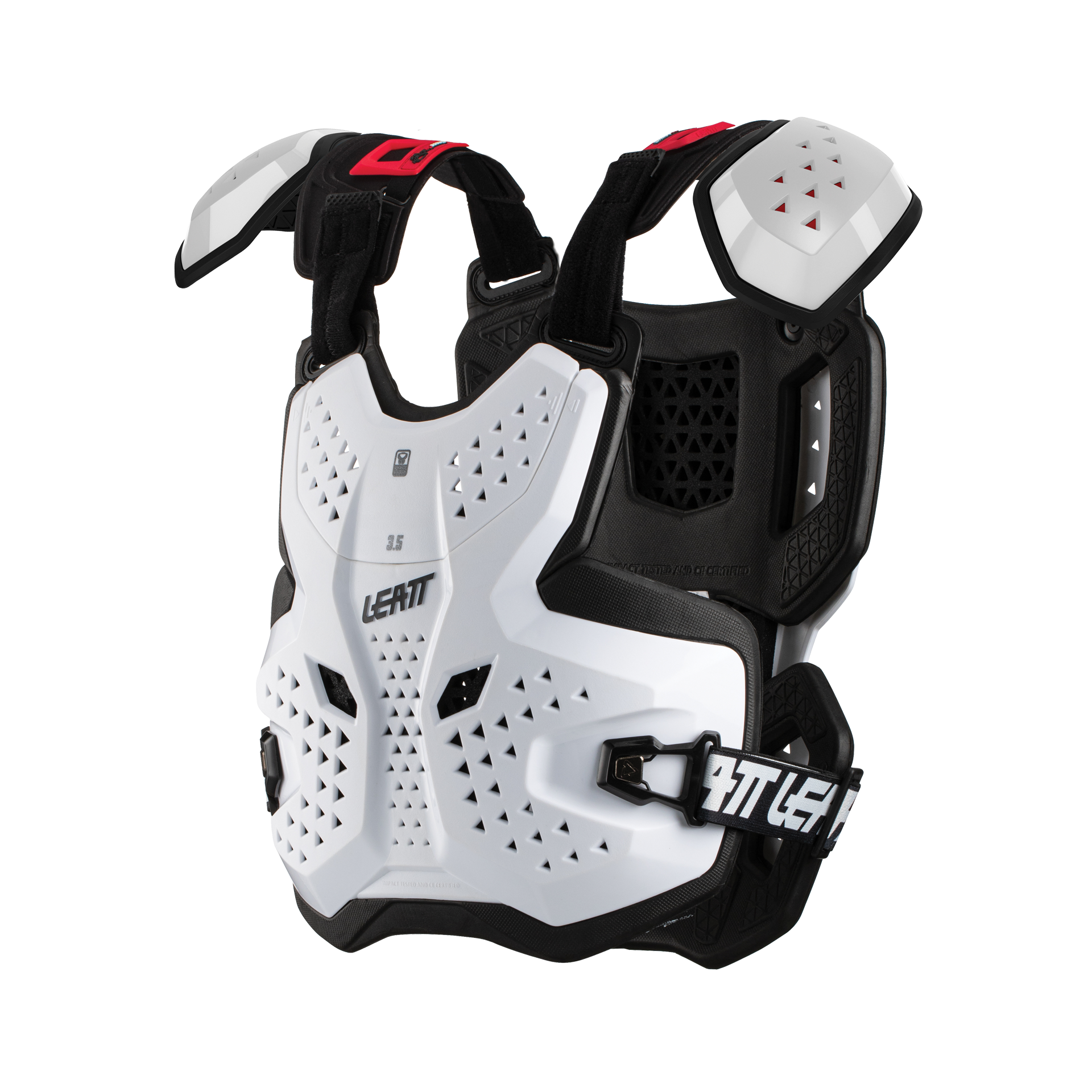 PEITORAL LEATT 3.5 PRO BRANCO - 5021400261
