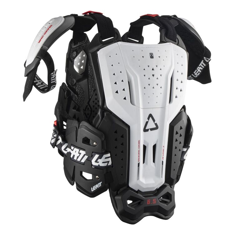 PEITORAL LEATT 6.5 PRO BRANCO - S/M - 5021400220