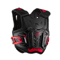 PEITORAL LEATT 2.5 JUNIOR PRETO/VERMELHO - L/XL  - 5022151391 -