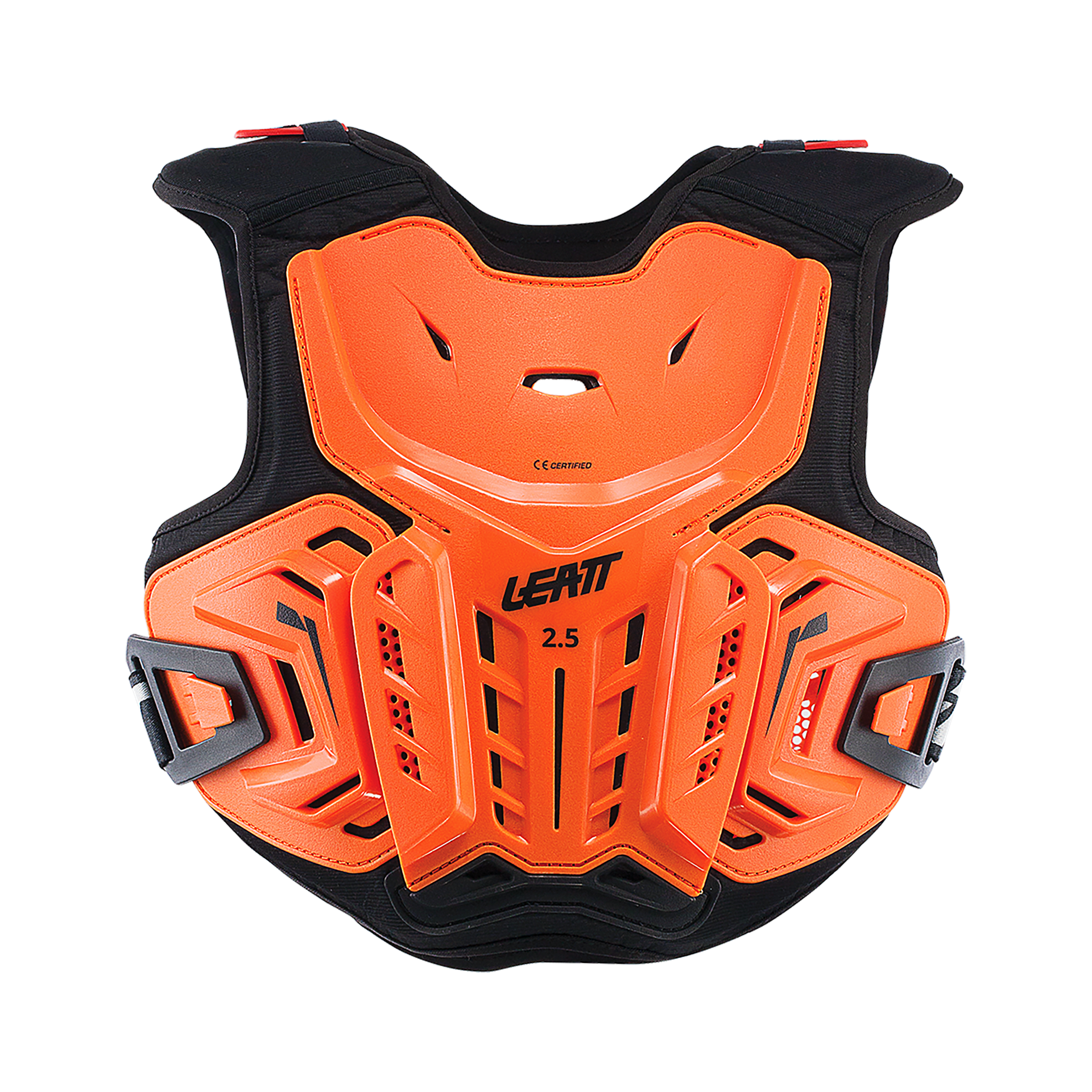 PEITORAL LEATT 2.5 JUNIOR LARANJA/PRETO - L/XL - 5017120141 -