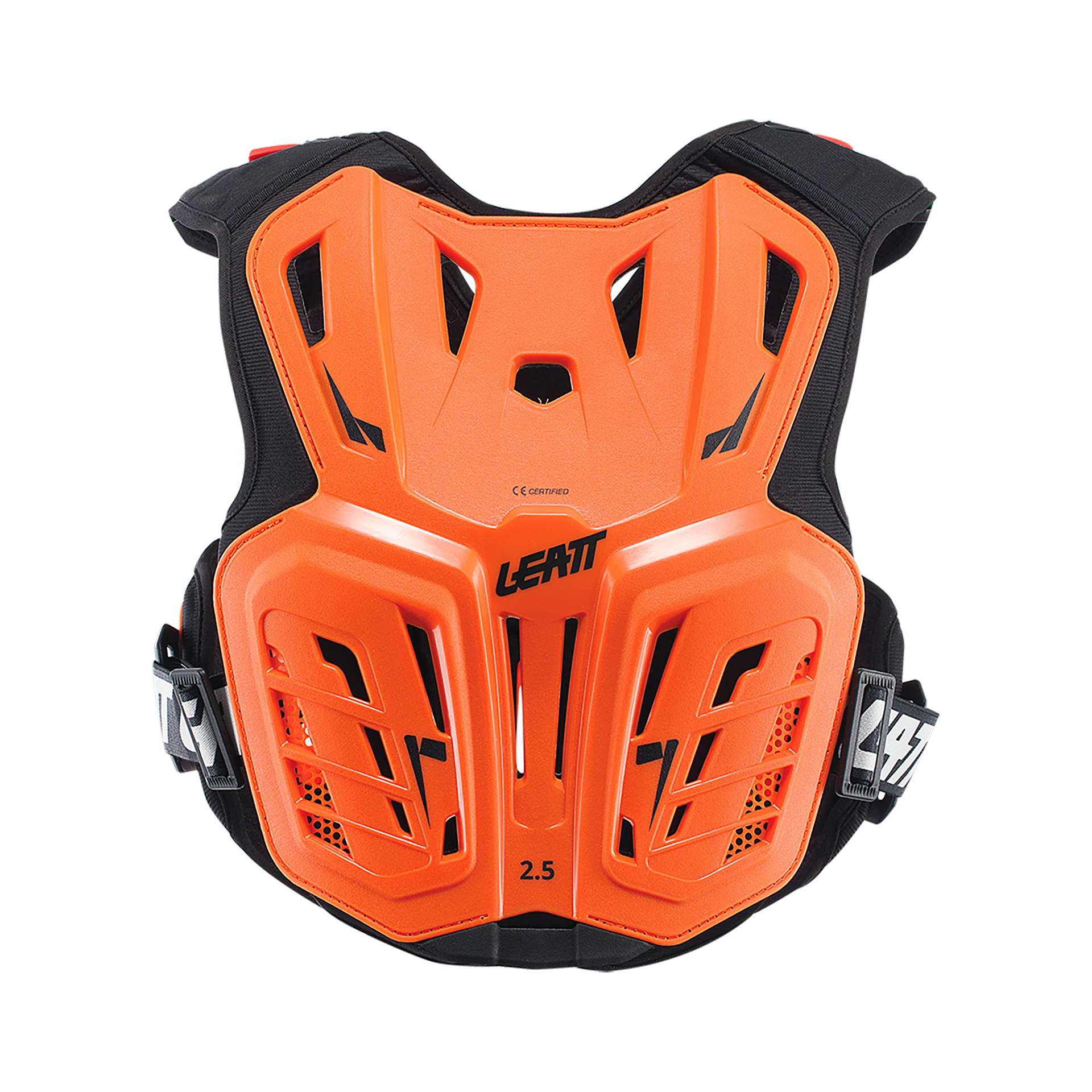 PEITORAL LEATT 2.5 JUNIOR LARANJA/PRETO - L/XL - 5017120141 -