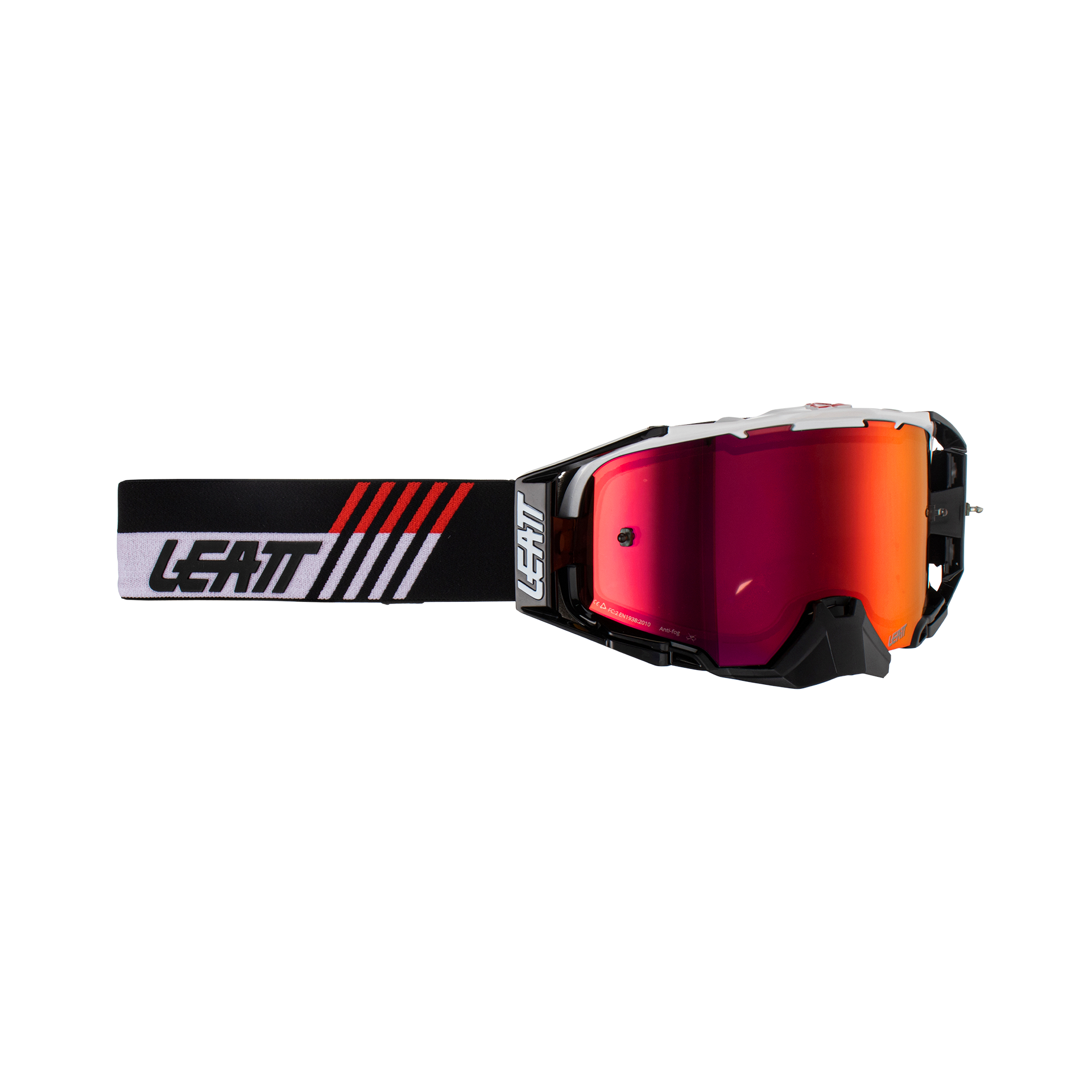 OCULOS LEATT VELOCITY 6.5 IRIZ BRANCO/VERMELHO 28% - 8023020130