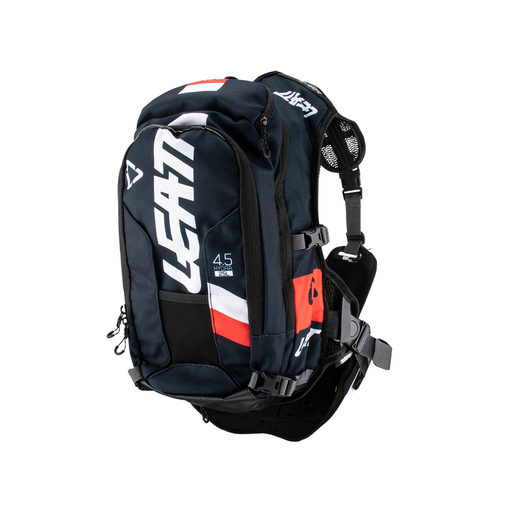 PEITORAL LEATT 4.5 HYDRA PRETO/VERMELHO - 7023051500