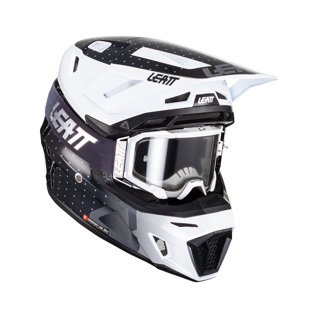 CAPACETE LEATT 8.5 PRETO/BRANCO - M - 1024060102