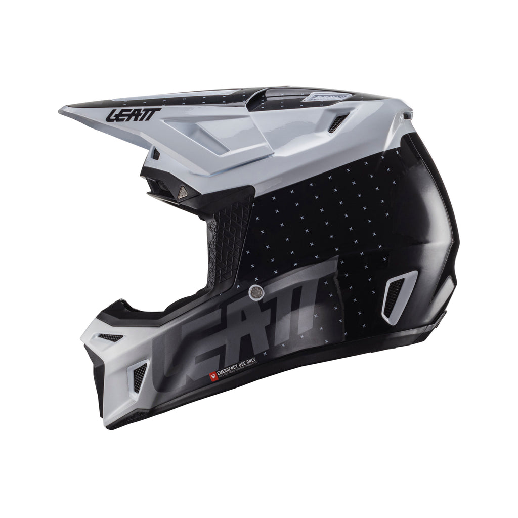 CAPACETE LEATT 8.5 PRETO/BRANCO - M - 1024060102