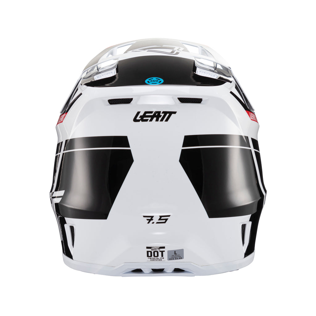 CAPACETE LEATT 7.5 PRETO/BRANCO - L - 1024060243