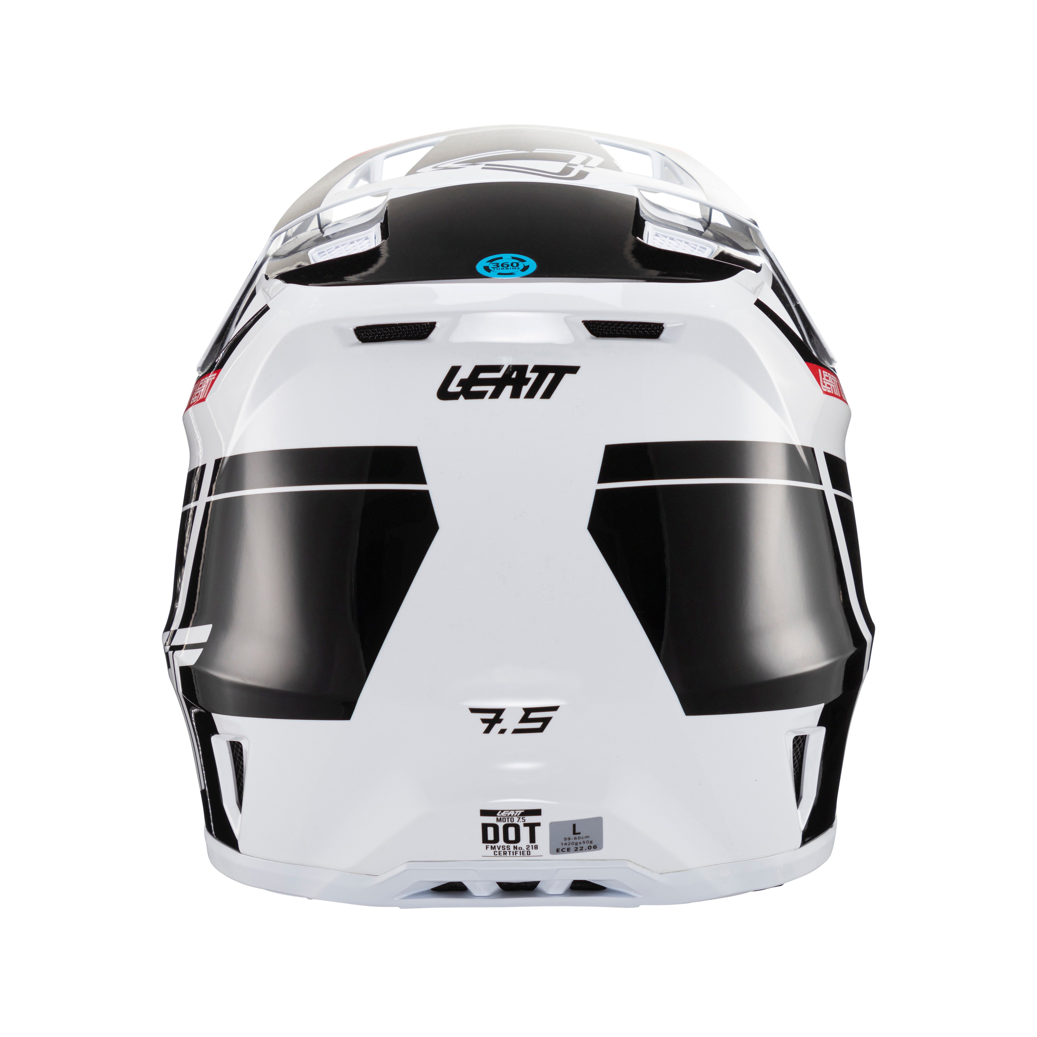 CAPACETE LEATT 7.5 PRETO/BRANCO - L - 1024060243