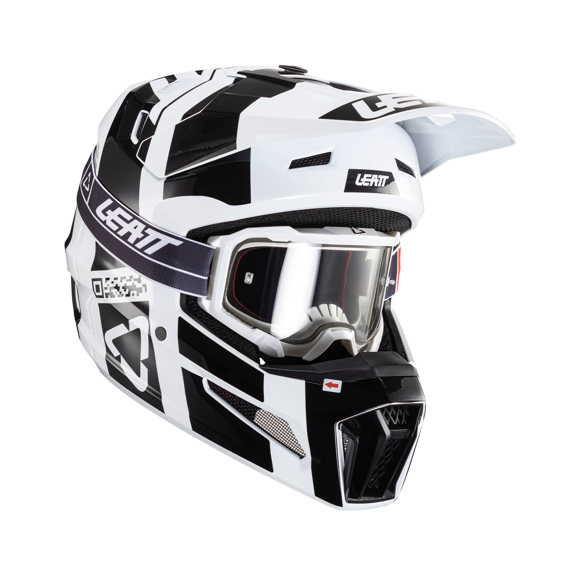 CAPACETE LEATT 3.5 PRETO/BRANCO - M - 1024060382