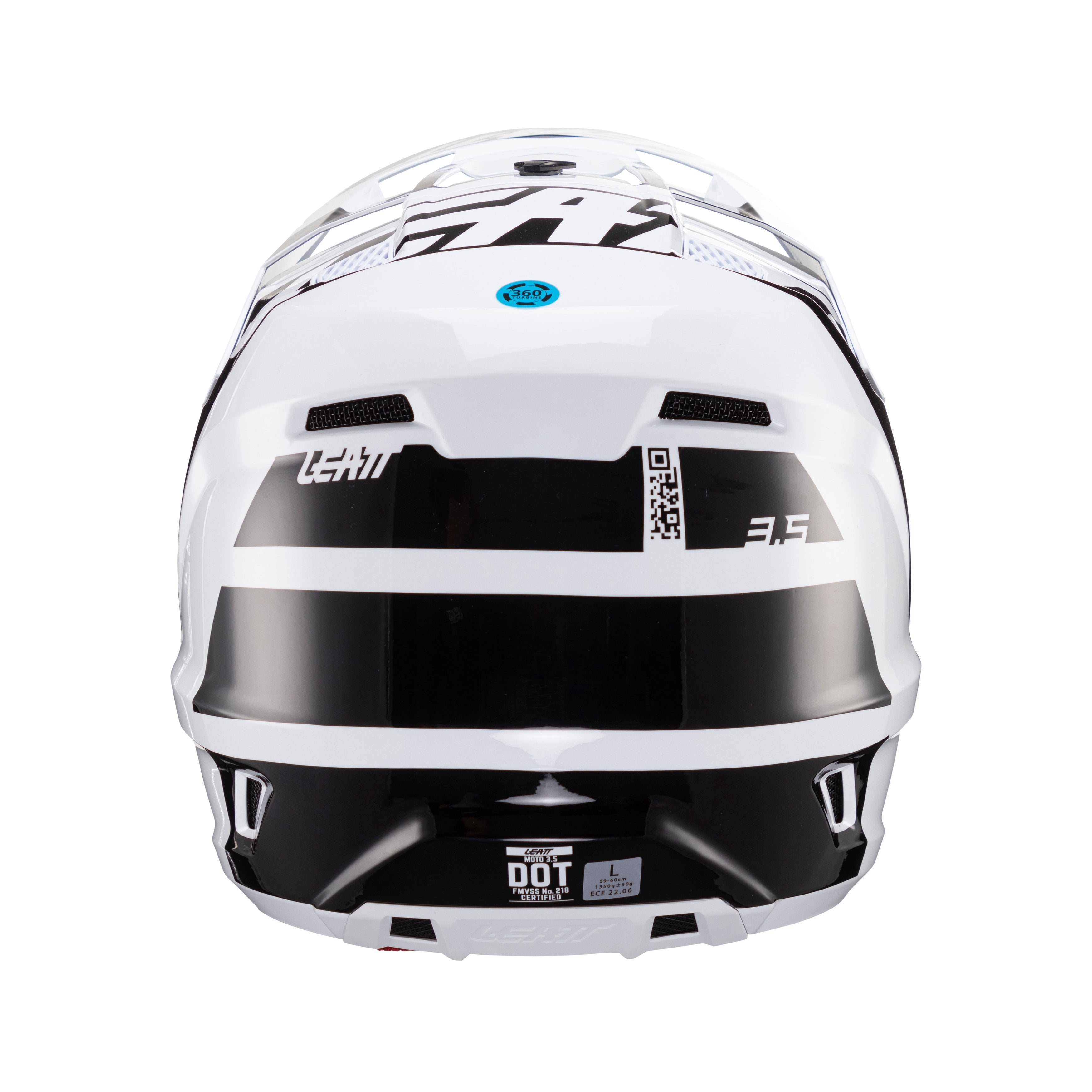 CAPACETE LEATT 3.5 PRETO/BRANCO - M - 1024060382