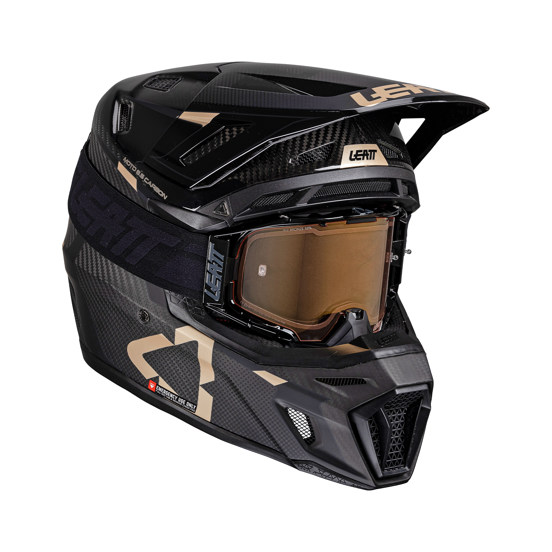 CAPACETE LEATT 9.5 CARBON/PRETO - L - 1025100103