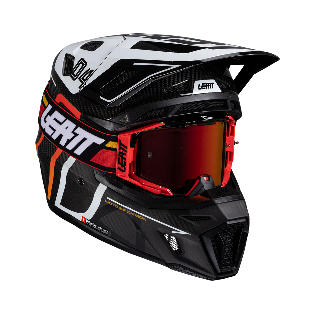 CAPACETE LEATT 9.5 CARBON/BRANCO - L - 1025100123 -