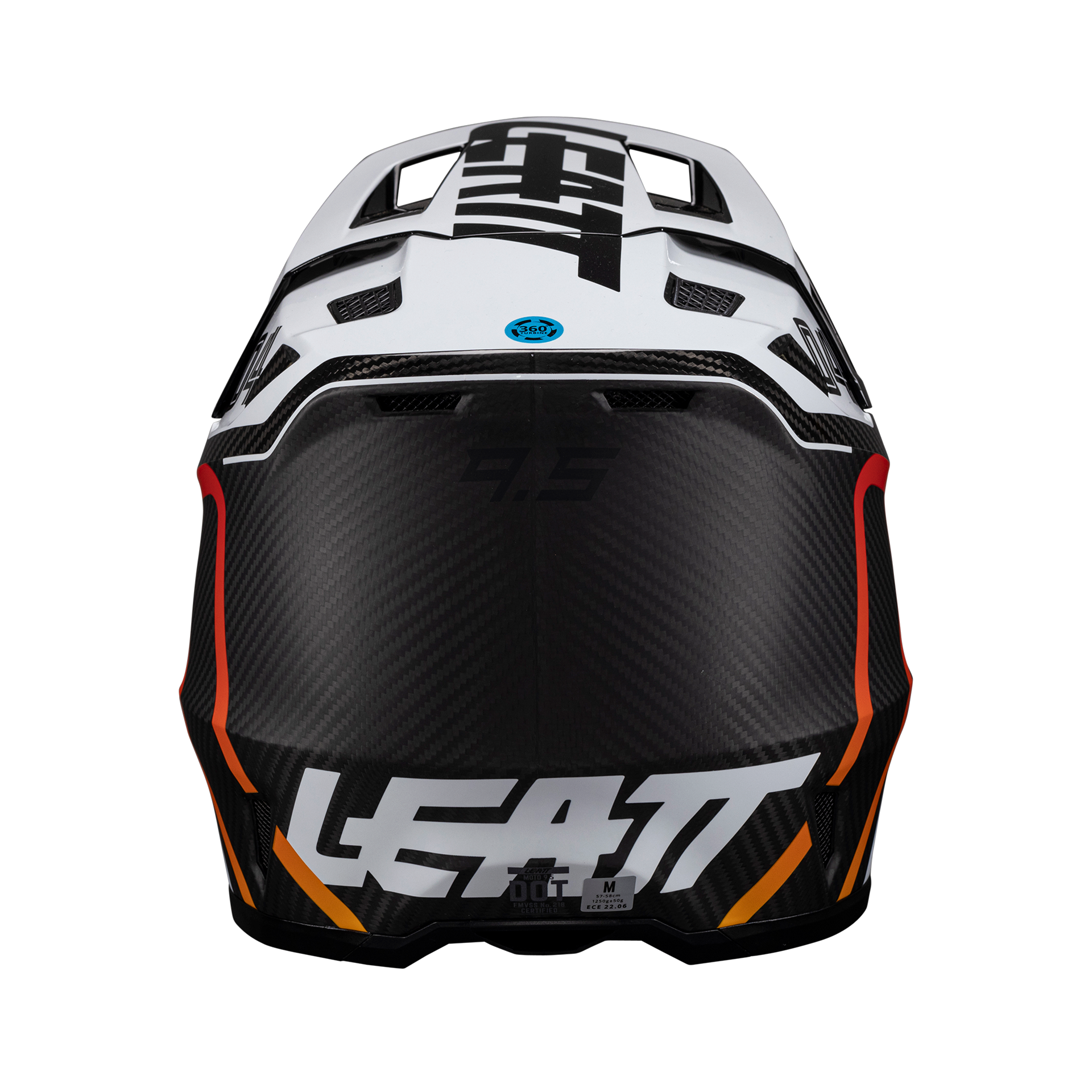 CAPACETE LEATT 9.5 CARBON/BRANCO - L - 1025100123 -