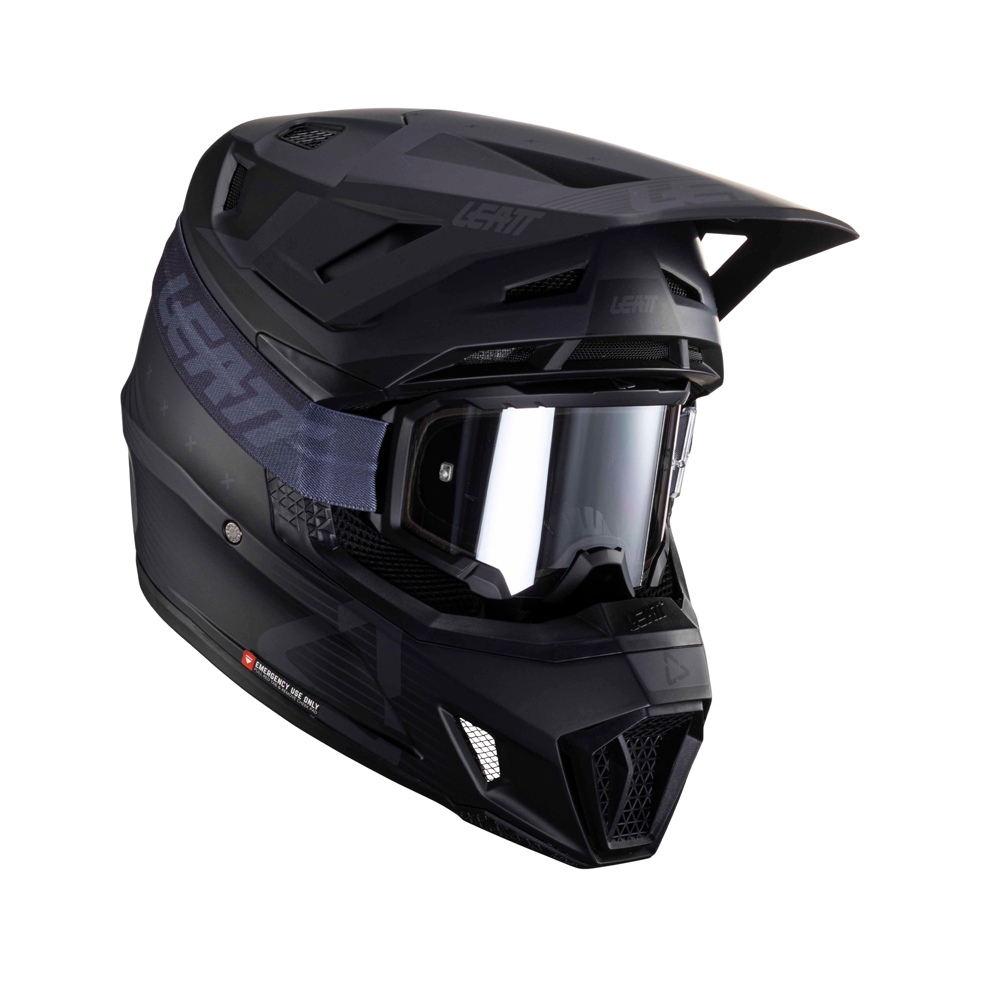 CAPACETE LEATT 7.5 STEALTH PRETO/CINZA - XL - 1024060324