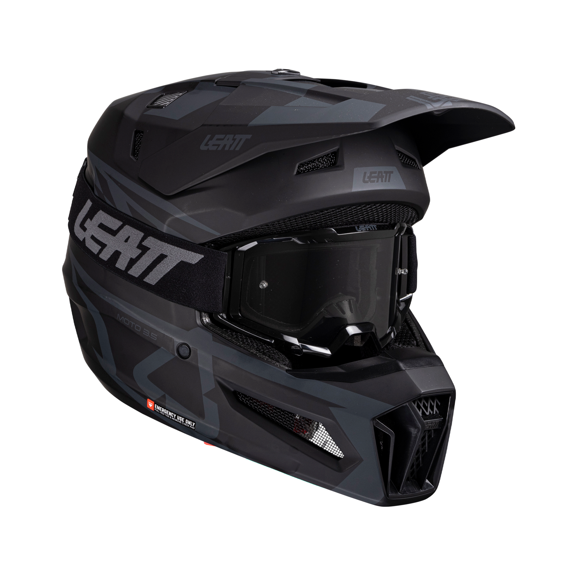 CAPACETE LEATT 3.5 STEALTH - S - 1025100501
