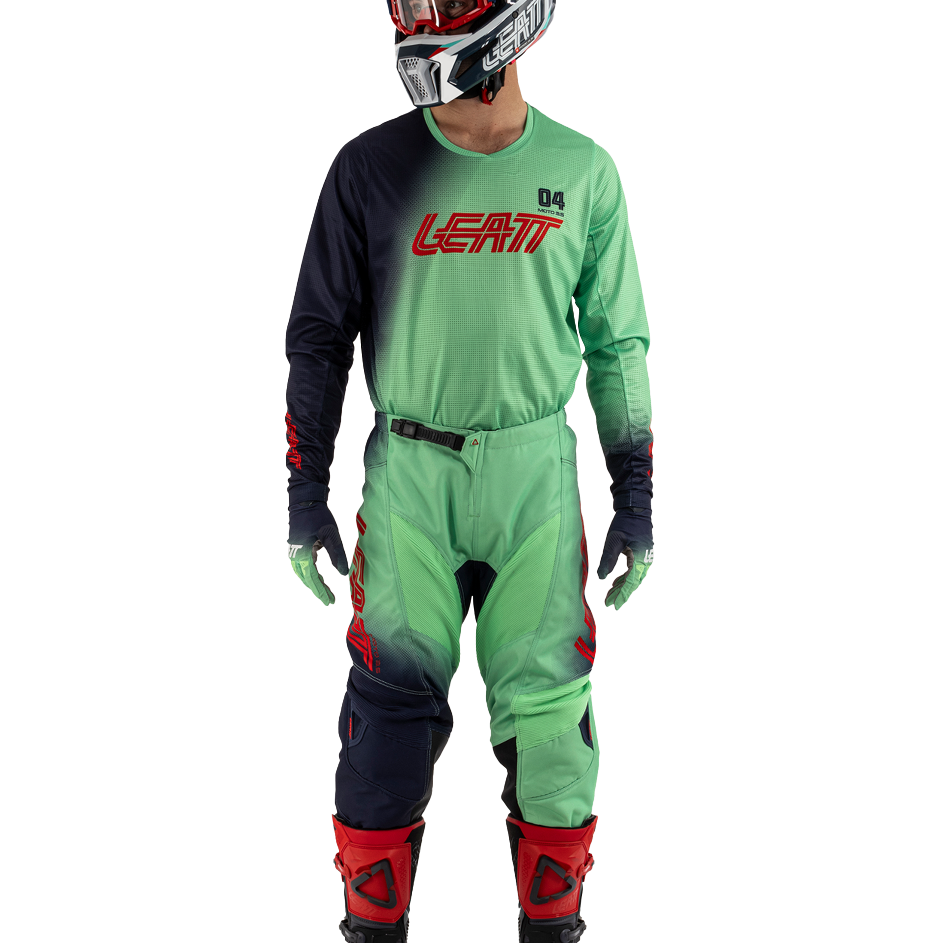 CALCA+CAMISOLA LEATT 3.5 MATCHA - S - 5025300761 -