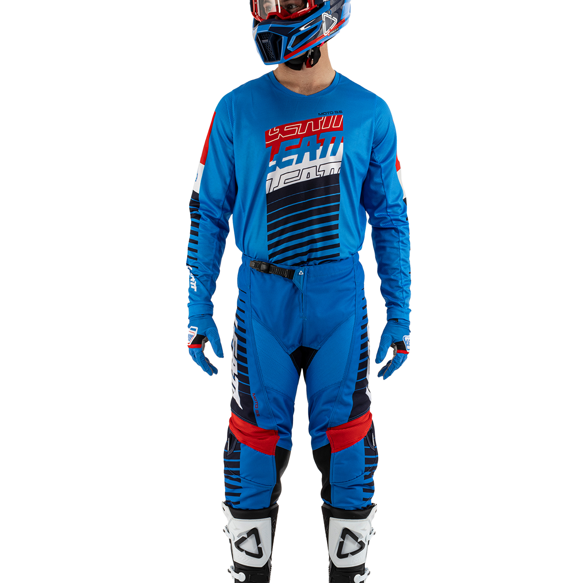 CALCA+CAMISOLA LEATT 3.5 ROYAL - S - 5025300801 -