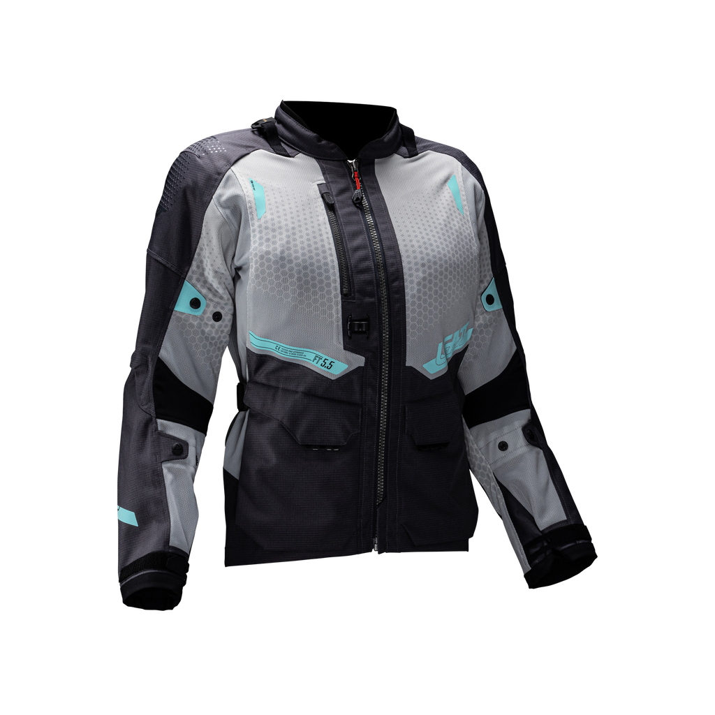 BLUSAO LEATT ADV 5.5 FLOWTOUR LADY IRON - L - 5025102183