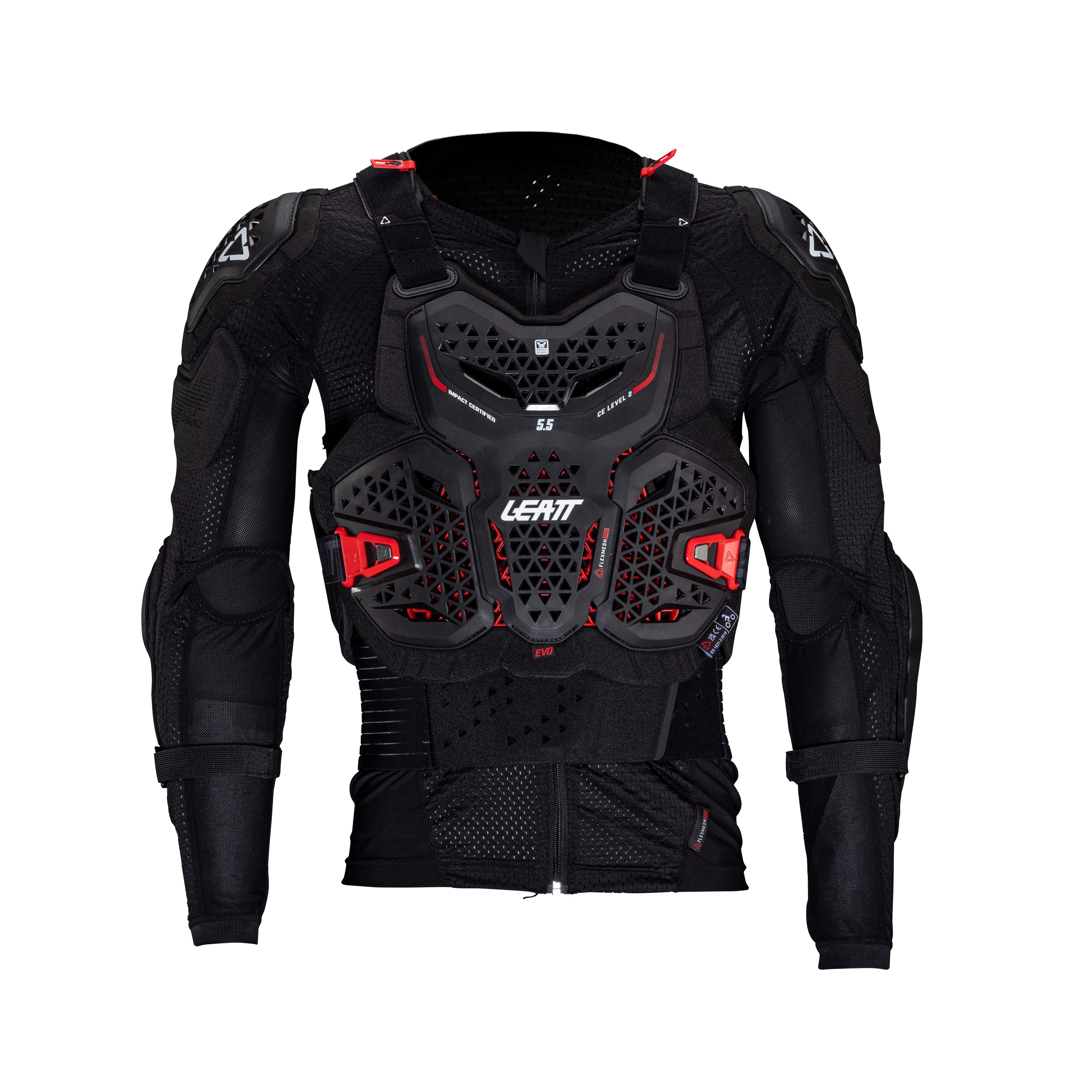 PEITORAL LEATT 5.5 INTEGRAL EVO PRETO - XL - 5025202263