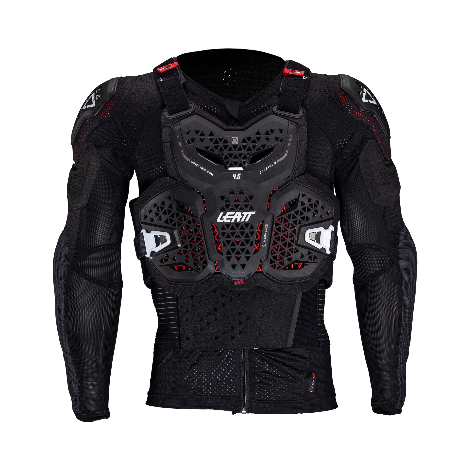 PEITORAL LEATT 4.5 EVO PRETO - S/M - 5025202380
