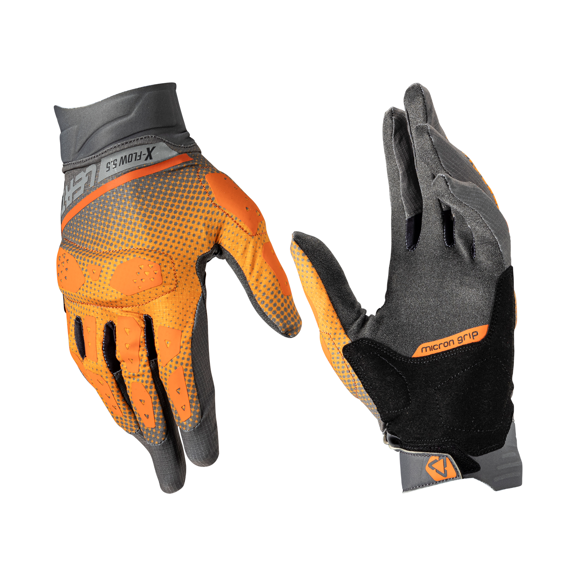 LUVAS LEATT ADV 5.5 X-FLOW SHORT LARANJA - M - 6025101922